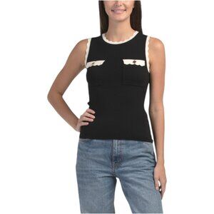 ZOE & CLAIRE Pull Over Sleeveless Sweater